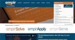 Desktop Screenshot of empir.com