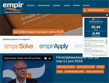 Tablet Screenshot of empir.se